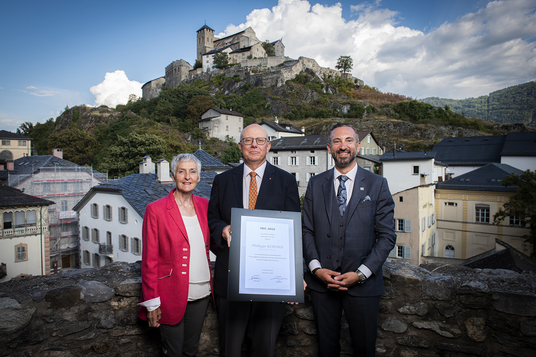 Philippe Rebord honoré à Sion